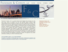 Tablet Screenshot of ficksmanconley.com